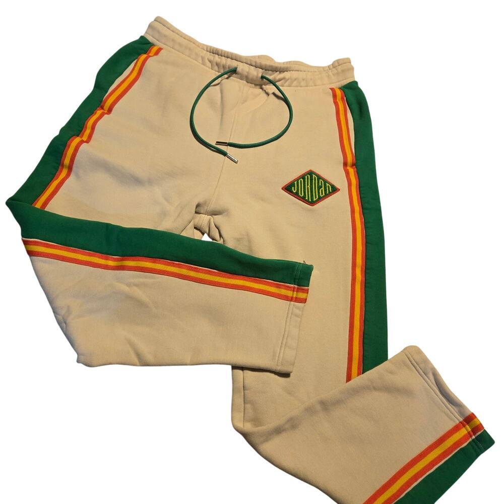 Jordan Sport DNA Knit Pants in the "Oatmeal" colorway men's large